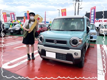 Ｉ様にハスラーご納車させていただきました！！